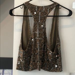 Bejeweled vest